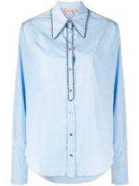 N  21 crystal-embellished Shirt - Farfetch at Farfetch