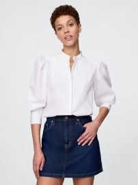 N gai at Gap HFR Puff Sleeve Shirt at Banana Republic