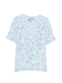 N21 round-neck Knitted Top Blue at Farfetch