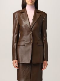 NANUSHKA jacket in vegan leather - Brown Nanushka blazer NW21PFJK00278 online at GIGLIOCOM at Giglio