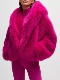 NAOMI x BOSS 2 0 Cabarette Faux Fur Coat at Saks Fifth Avenue