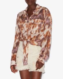 NATH SHIRT Woman ecru-ochre ISABEL MARANT Official online store at Isabel Marant