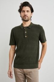 NATHAN POLO SHIRT - ANCIENT OLIVE Rails at Rails
