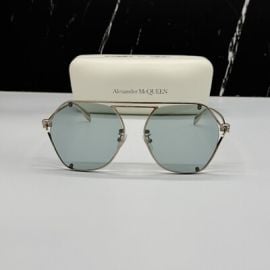 NEW AM0367S 003 ALEXANDER MCQUEEN WOMEN BLUE SUNGLASSES eBay at eBay