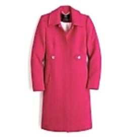 NEW J Crew Lady Day Italian Double Cloth Wool Thinsulate 12 Bright Berry Pink eBay at eBay