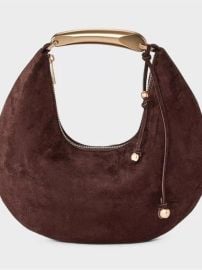 NEW Metal Handle Crescent Saddle Handbag - A New Day™ Brown at Poshmark