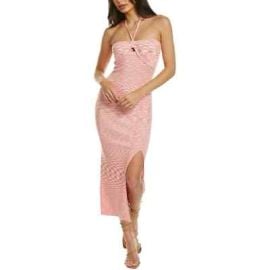 NEW Saylor Barbie Marled Knit Halter Midi Dress Blood Orange eBay at eBay