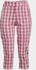 NEW Time and Tru Womenaposs Pull On Capri Pants Rosiest Rouge Size 16 Spandex eBay at eBay