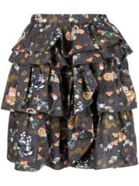 NEW Ulla Johnson Alyssa floral-print ruffled skirt multi color - Size 8 P1813 eBay at eBay