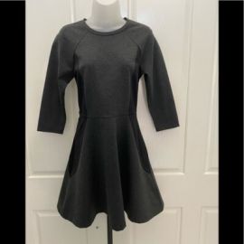 NEW without Tag-Daisy Fuentes Gray wBlack Trim Dress S eBay at eBay