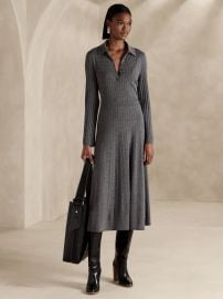 NEZHA MERINO SWEATER SKIRT at Banana Republic