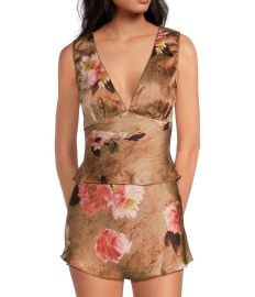 NIA Celia Floral Sleeveless Coordinating Blouse at Dillards