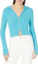 NIA Cropped Hacci Hoodie at Amazon