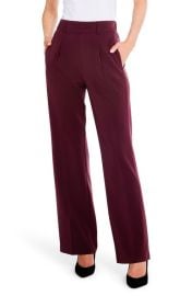 NIC+ZOE Avenue Pleated Wide Leg Pants at Nordstrom