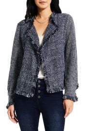 NIC+ZOE Fringe Mix Jacket at Nordstrom