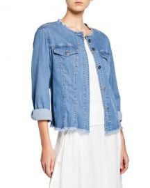 NIC ZOE Ease of Mind Denim Jacket at Neiman Marcus