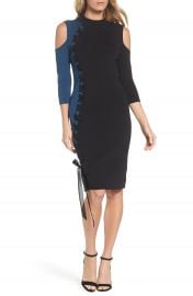 NIC ZOE Swirl Cold Shoulder Dress at Nordstrom