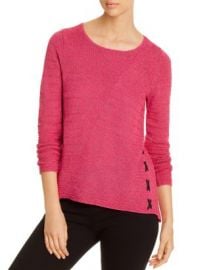 NIC and ZOE NIC ZOE Ribbed Lace-Up Sweater Women - Bloomingdale s at Bloomingdales