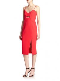 NICHOLAS - Bonded Crepe Cutout Dress at Saks Fifth Avenue