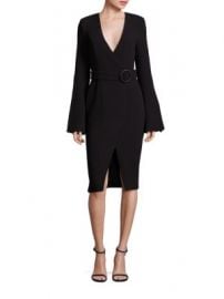 NICHOLAS - Draped Belt Dress at Saks Fifth Avenue