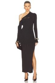 NICHOLAS Adina Snap Sleeve Dress in Espresso FWRD at FWRD