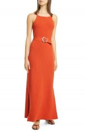 NICHOLAS Lily Ribbed Belted Maxi Dress   Nordstrom at Nordstrom