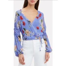 NICHOLAS Tops Nicholas Silk Tie Wrap Top Poshmark at Poshmark