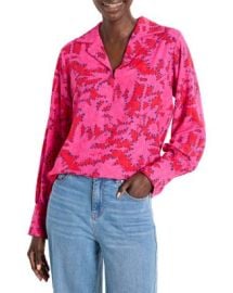 NICZOE Clashy Petals Poet Blouse Bloomingdales at Bloomingdales