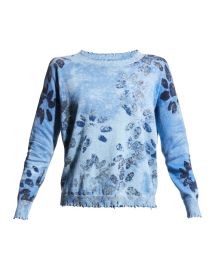 NICZOE Petite Horizon Petal Cotton Sweater at Neiman Marcus