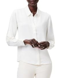 NICZOE Satin Chiffon Shirt Bloomingdales at Bloomingdales