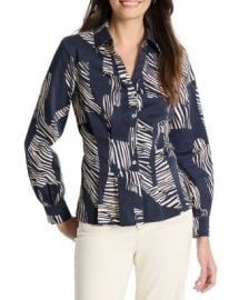 NICZOE Zebra Stripe Shirt Bloomingdale39s at Bloomingdales