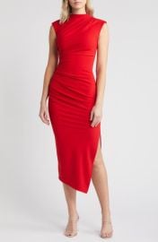 NIKKI LUND Diana Asymmetric Hem Sheath Dress at Nordstrom