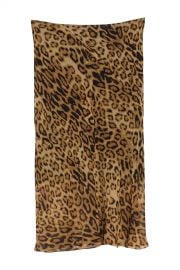 NILI LOTAN   Relana Leopard Print Silk Skirt   Nordstrom Rack at Nordstrom Rack