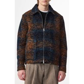 NN07 Gael 8267 Wool Blend Jacquard Shirt Jacket at Nordstrom