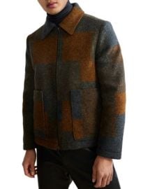 NN07 Gael Wool Blend Printed Jacket Bloomingdales at Bloomingdales