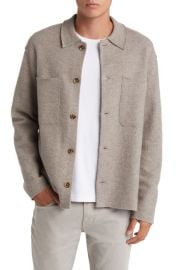 NN07 Jonas Boiled Wool Shirt Jacket at Nordstrom