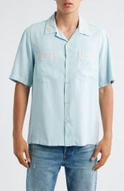 NN07 Julio Embroidered Button-Up Shirt at Nordstrom