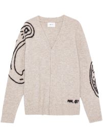 NN07 Kyle Cardigan Neutrals at Farfetch