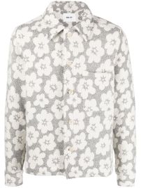 NN07 Rahim 5247 floral-print Shirt Jacket - at Farfetch