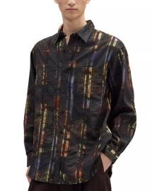 NN07 Skyler Printed Button Front Shirt at Bloomingdales