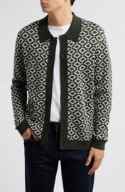 NN07 Thor 6584 Wool Blend Polo Cardigan at Nordstrom