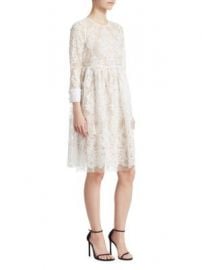 NO  21 - Floral Lace Dress at Saks Fifth Avenue