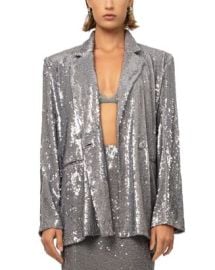 NONCHALANT LABEL Sylvie Sequined Blazer Bloomingdales at Bloomingdales