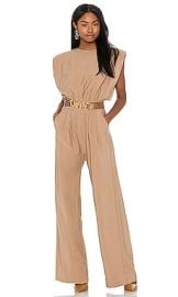 NONchalant Josie Jumpsuit in Camel at Revolve