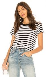 NSF Alessi Tee in White  amp  Black from Revolve com at Revolve