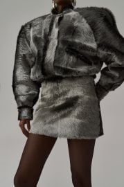 NUREN PONY HAIR SKIRT IN SILVER LEO SEASON at Leo Season
