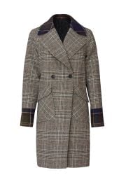 NVLT Glen Plaid Coat at Rent the Runway