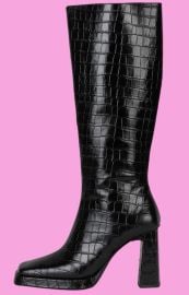 NWOB JEFFREY CAMPBELL MAXIMAL 3 BLACK CROC BOOTS 8.5 $325 at eBay