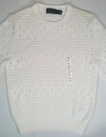 NWOT Polo Ralph Lauren Womenaposs Sweater White cotton with all over diamond Knit eBay at eBay