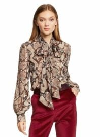 NWT Altuzarra for Target Snake Print Tie Neck Blouse Shirt M L XL eBay at eBay